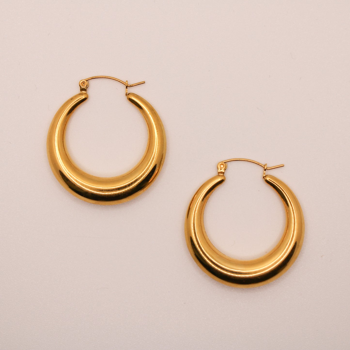 Thin Circle Hoops