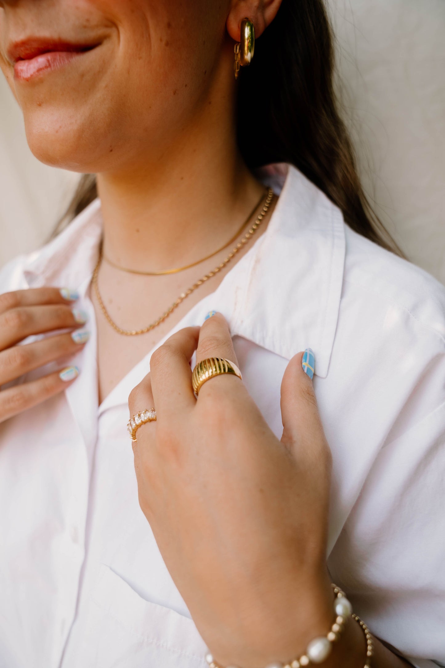 Striped Thick Ring