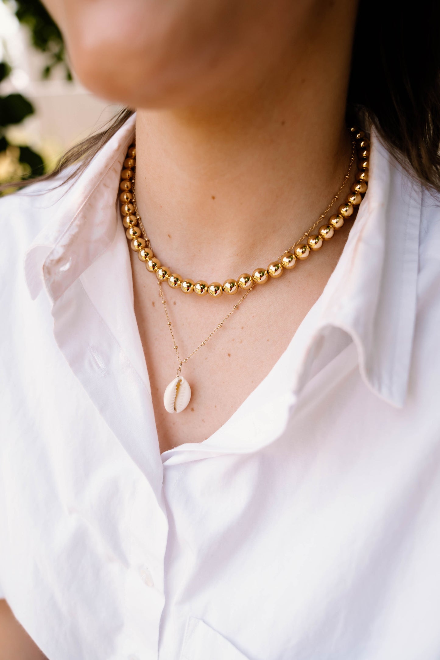 Chunky Smaller Bead Necklace