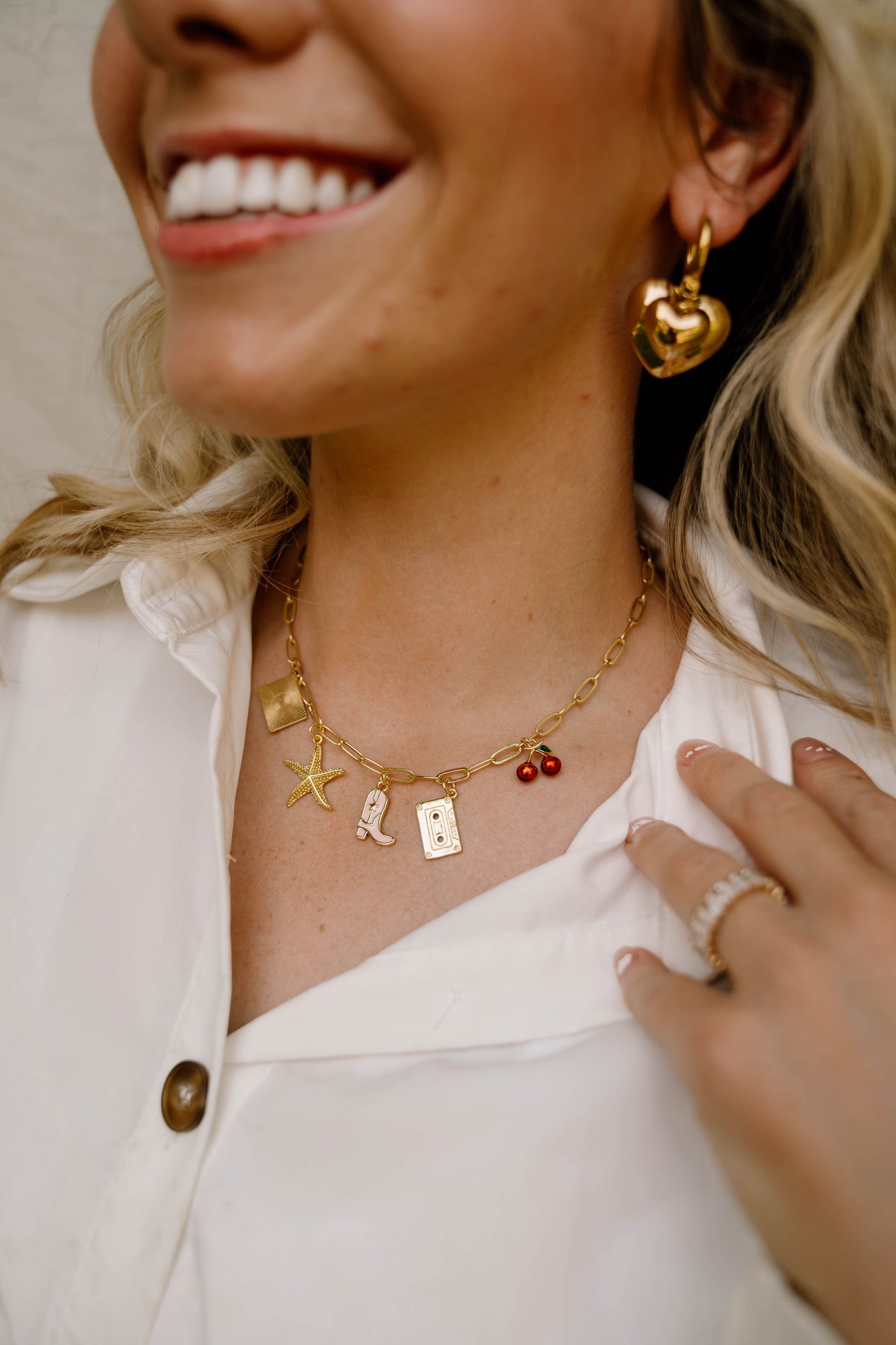 Chunky Heart Earrings