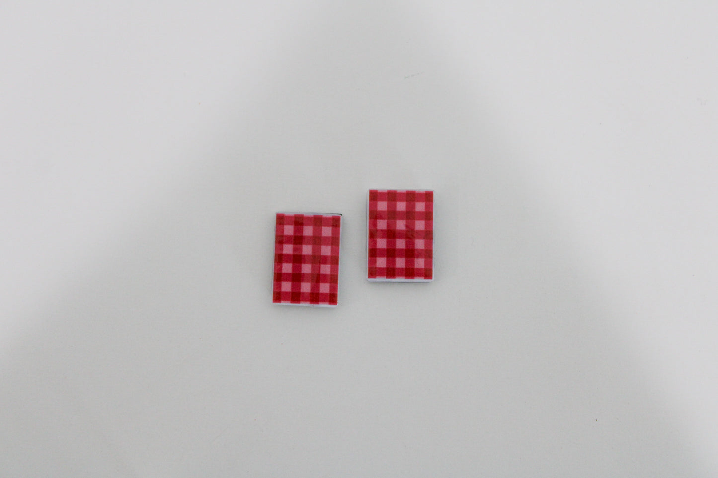 Pair of Valentines Gingham Inserts