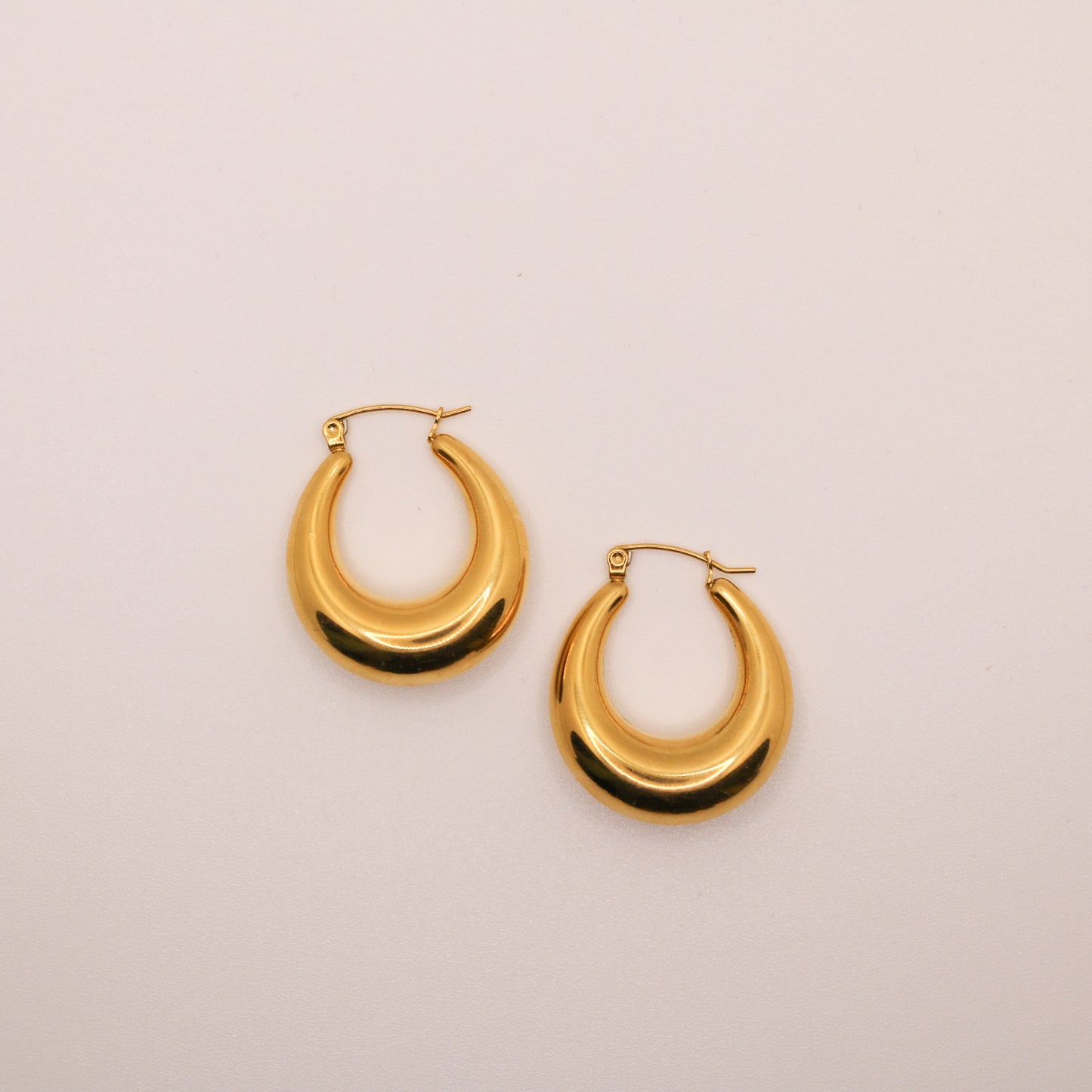 Thick Oval Hoops