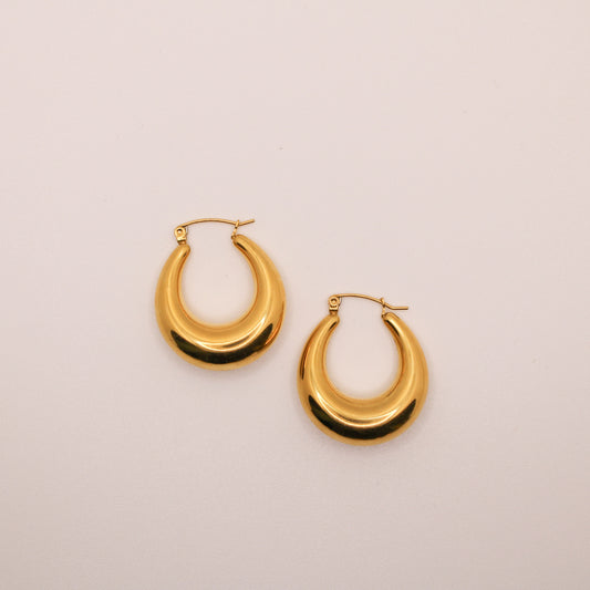 Thick Oval Hoops